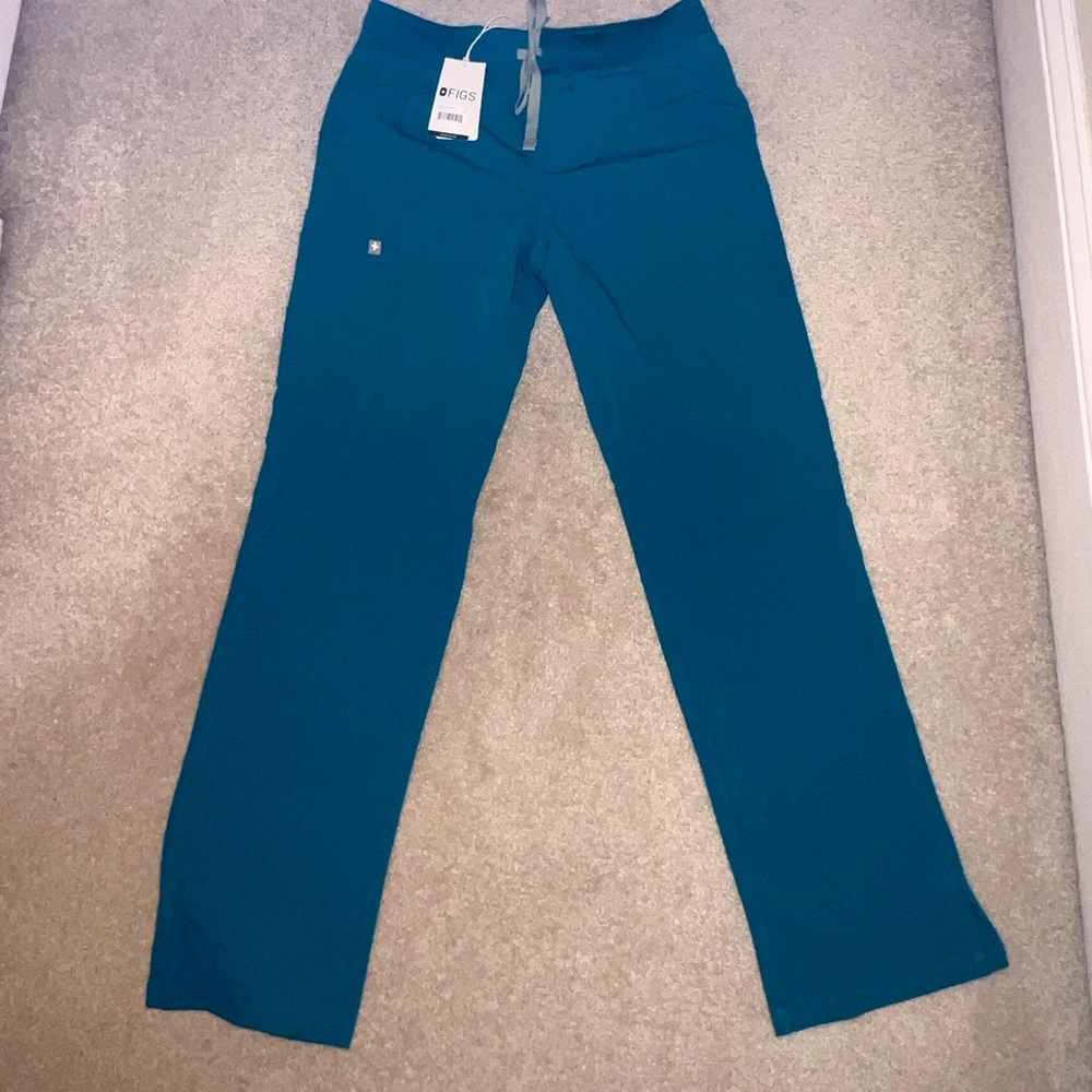Figs scub bottom teal size xs